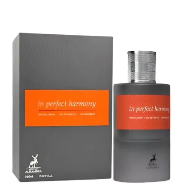 Masion Alhambra Perfect Harmony Eau de Parfum - 100 ml Bottle, Unisex Versatile Fragrance with Floral Scents, Citrus, Lemon-Lime, Flower & Botanical Notes, Fresh Everyday Wear Blend, Citrus Unisex Fragrance
