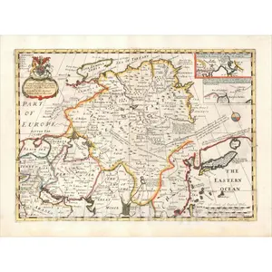 Great Tartary and China - Central Asian Map, 1700 | Historical Map Reproduction