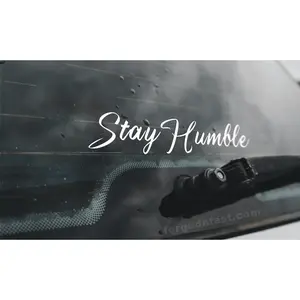Stay Humble funny car sticker decal