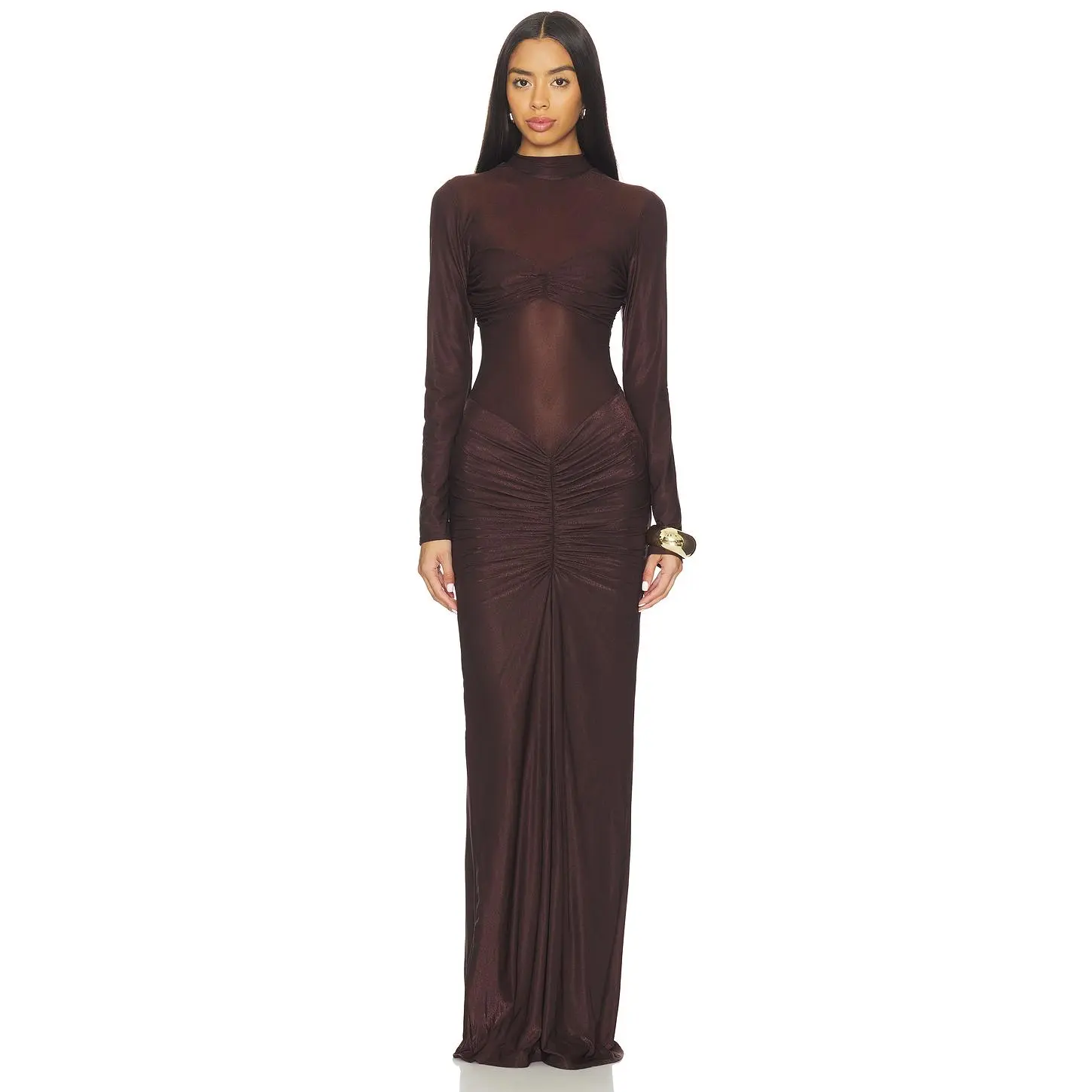 DELFI Jadienne Dress in Brown