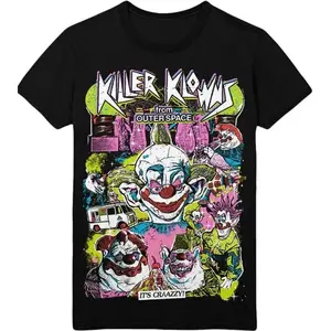 Killer Klowns Classic Horror Movie Graphic Tee Unisex Short Sleeve Tshirt S-4XL 100% Cotton Crewneck Menswear Top streetwear Cotton Printed Round Neck T-Shirt