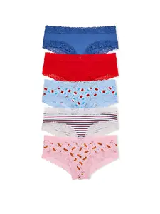 PINK Women's Lace Cheekster Underwear, Panties for Women, Multi Pack (XS-XXL)