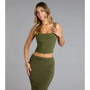 Bold Simplicity Crop Tank Top