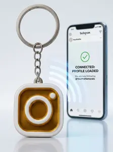 NFC Instagram Keychain – Instant Social Share Tap Tag