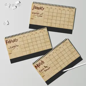 Wizard World Desk Calendar 10" x 5" - Gift For Potterheads
