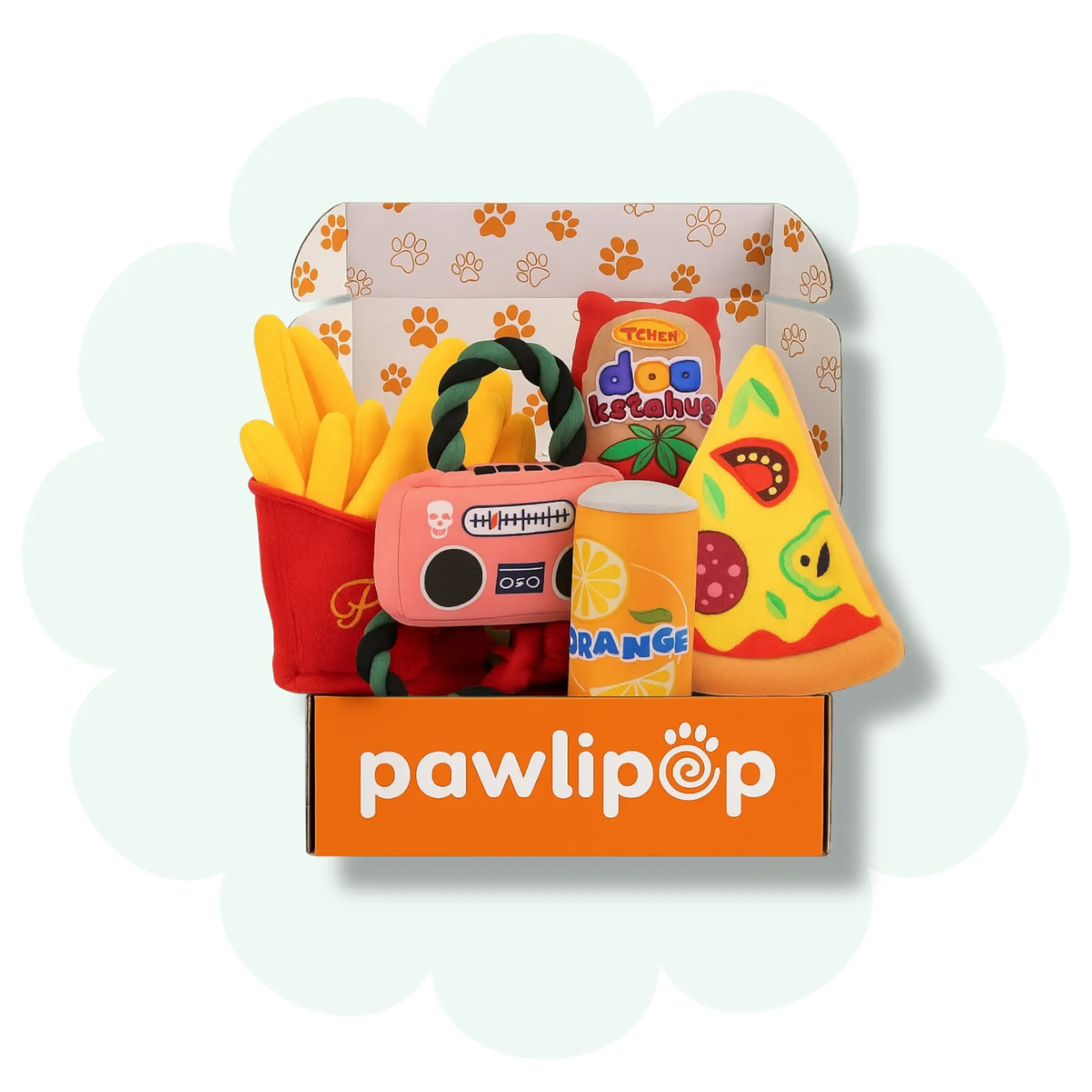 Pizza Pawty Dog Toy Box Pizza Pawty Dog Toy Box