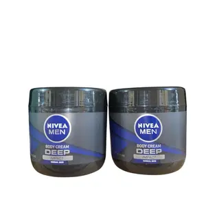 Nivea Men Deep Impact Body Cream Pack of 2 - 400mL - Skincare, Comfort, Soothing Set Repairing Restore