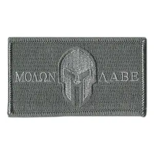 2" x 3.5" Molon Labe Tactical Patch - Made to Fit- 5.11/Rothco caps