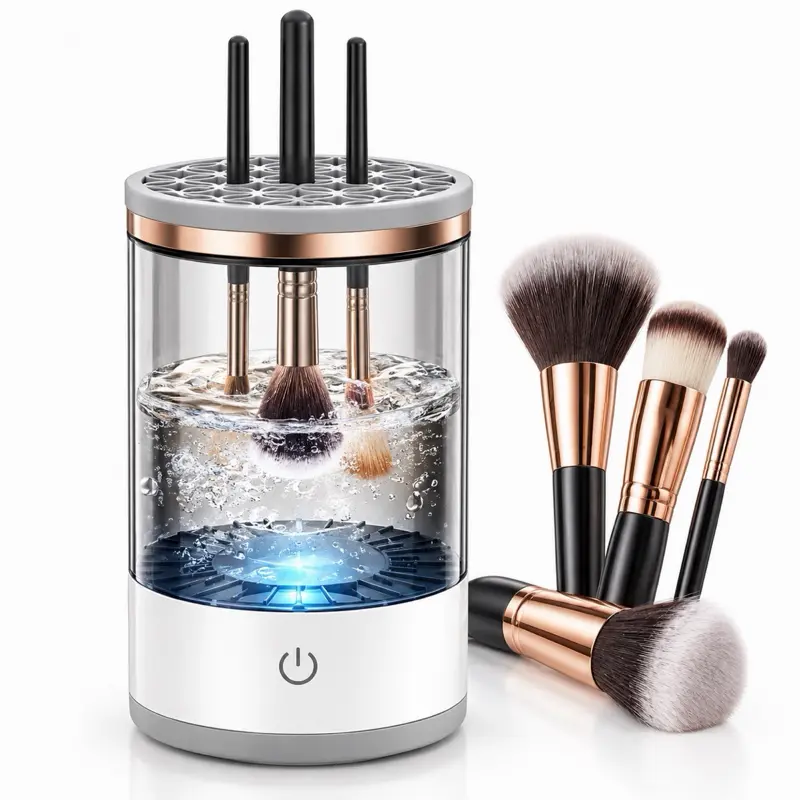 Automatic Makeup Brush Cleaner