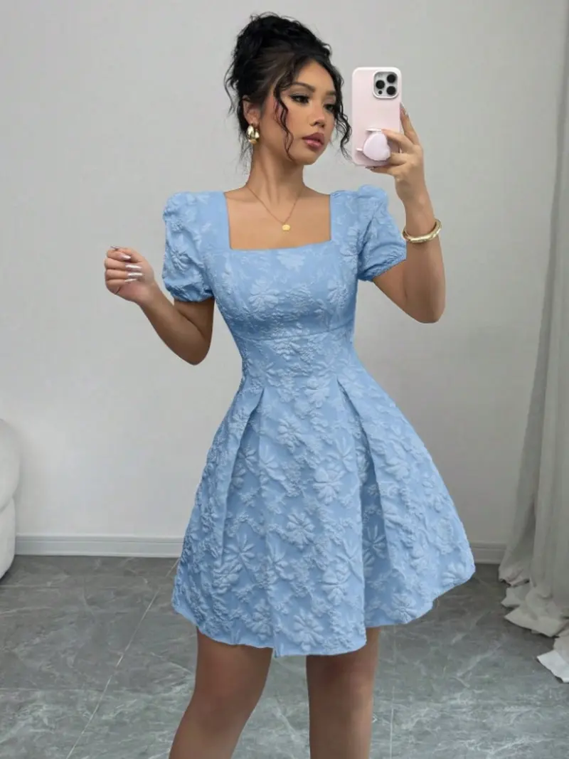 long sleeve a-line mini dress in brick - TikTok Shop long sleeve a-line mini dress in brick - TikTok Shop