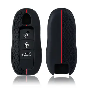 CAR Key Case Cover Shell Fob for Porsche Cayenne Panamera Macan Cayman 911 718 918 958 Remote Key Protector Holder Accessories Car Key Accessory