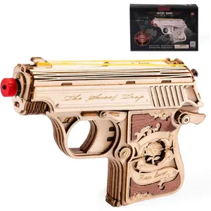 Robotime Rokr 3D Wooden Puzzles, Mini Model Craft Kit, Mechanical Model Puzzle, Unique Xmas and Newyear Gift for Adult/Teen LQ502