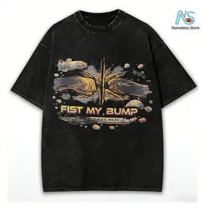 Retro Fist My Bump Shirt - Rocky Grace Tee,Project Hail Mary Tshirt,Jazz Hands