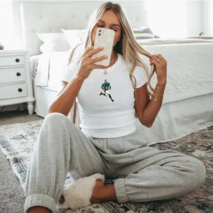 Philadelphia Football Baby Tee for Women, Philly Shirt, Gift for Philadelphia Fan, Philly Gift for Women, Athletic Gear