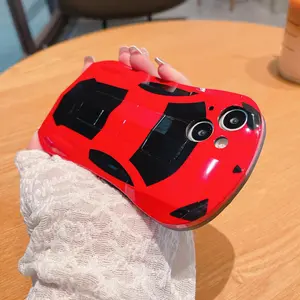 Car Design Phone Case, Shockproof Phone Protective Cover, Phone Accessory Compatible with iPhone 16 15 14 13 12 11 Pro Max, Casing