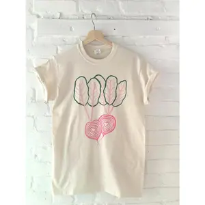 Beet Shirt, Graphic Tee, Vegetable Screen Print Shirt, Clothing Foodie Gift