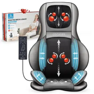 COMFIER Neck and Back Massager - Air Compression & Shiatsu, 2D to 3D Adjustable Kneading Technology, Heated Multi-Target Massage Device for Full Body Relaxation, Selfcare Father’s Day Dad Relaxing Gift, Father’s Day Gift,father'sdaygifts,summerhairstyles