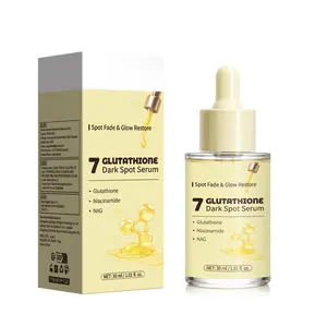 Glutathione 7 Dark Spot Corrector Serum With Niacinamide NAG Fade Dark Spots Freckles Even Skin Tone Brightening Face Serum 30ml