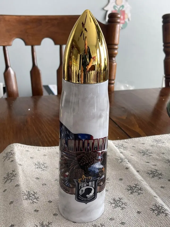 USA Military Bullet Tumbler
