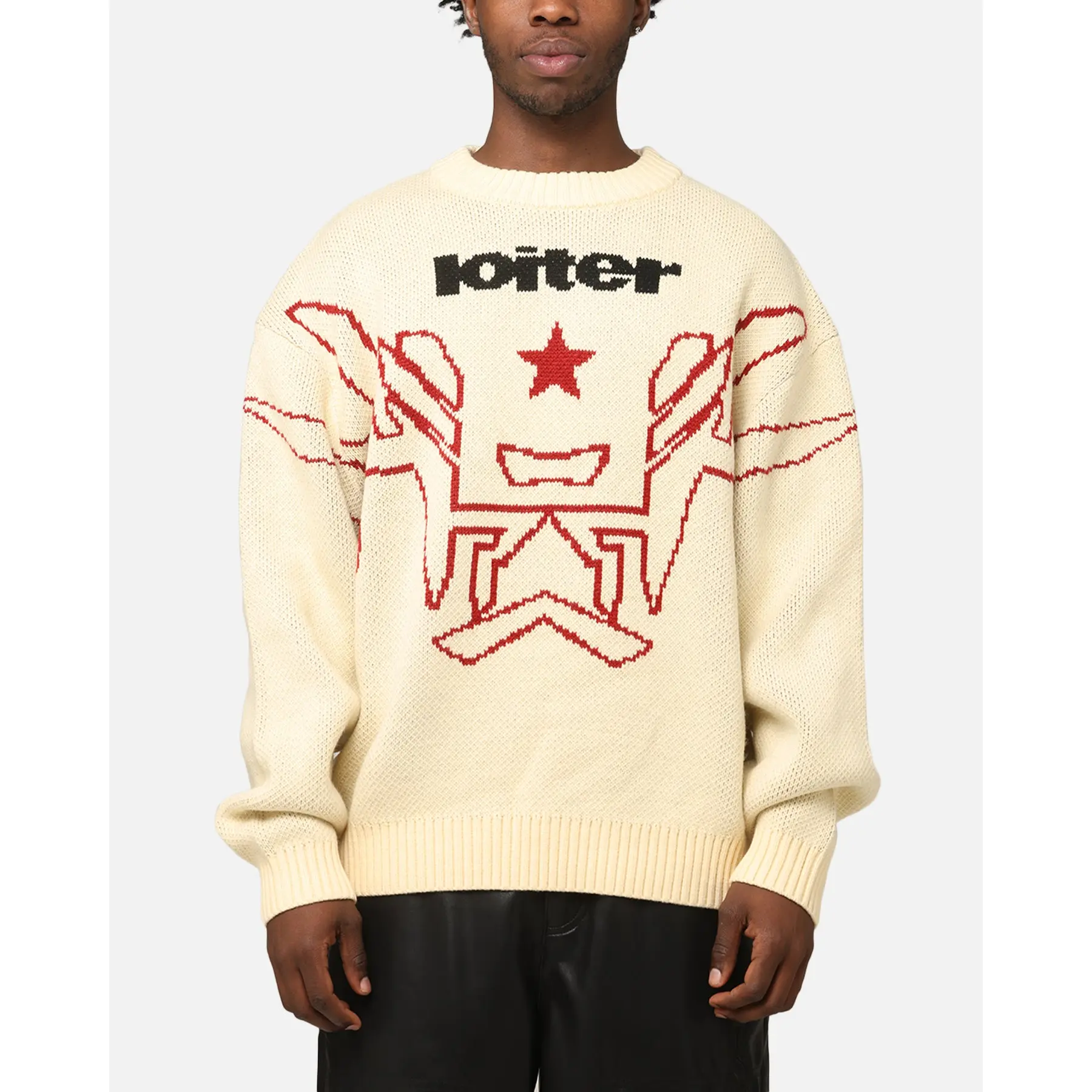 Loiter Substance Knit Sweater Off White