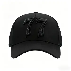2026 Black 77 York hip-hop style luxury baseball cap, fashionable hat, adjustable and multifunctional, made of high-quality fabric