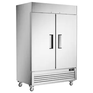 54'' W Commercial Refrigerator, Stainless Steel Reach-in Refrigerator with 49 Cu.Ft Capacity/ETL Approved