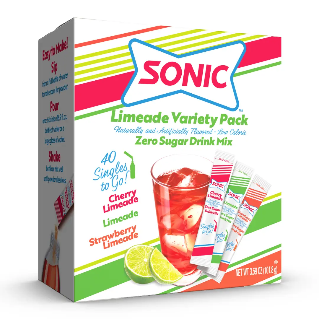 Sonic Drink Mixes - Choose Your Flavor & Pack