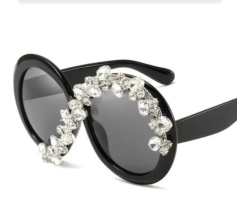 Women's Rhinestone Sunglasses, UV Protection Outdoor Shades