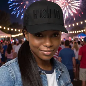 High IQ Individual Trucker Hat | Retro Mesh Cap, Anti Trump Political Statement Hat