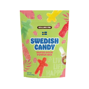 Super Sour Power Mix Gummy Swedish Candy (5.2 oz)