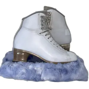 Fluffy Ice Skate Soakers - Ice skate Soft Guards - Figure Skate Soakers - Stuffing Filled