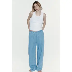 H&M Denim drawstring trousers