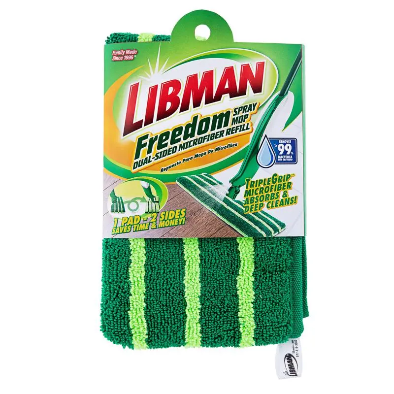 Libman Freedom Flat Microfiber Mop Refill 1 pk (Pack of 6)