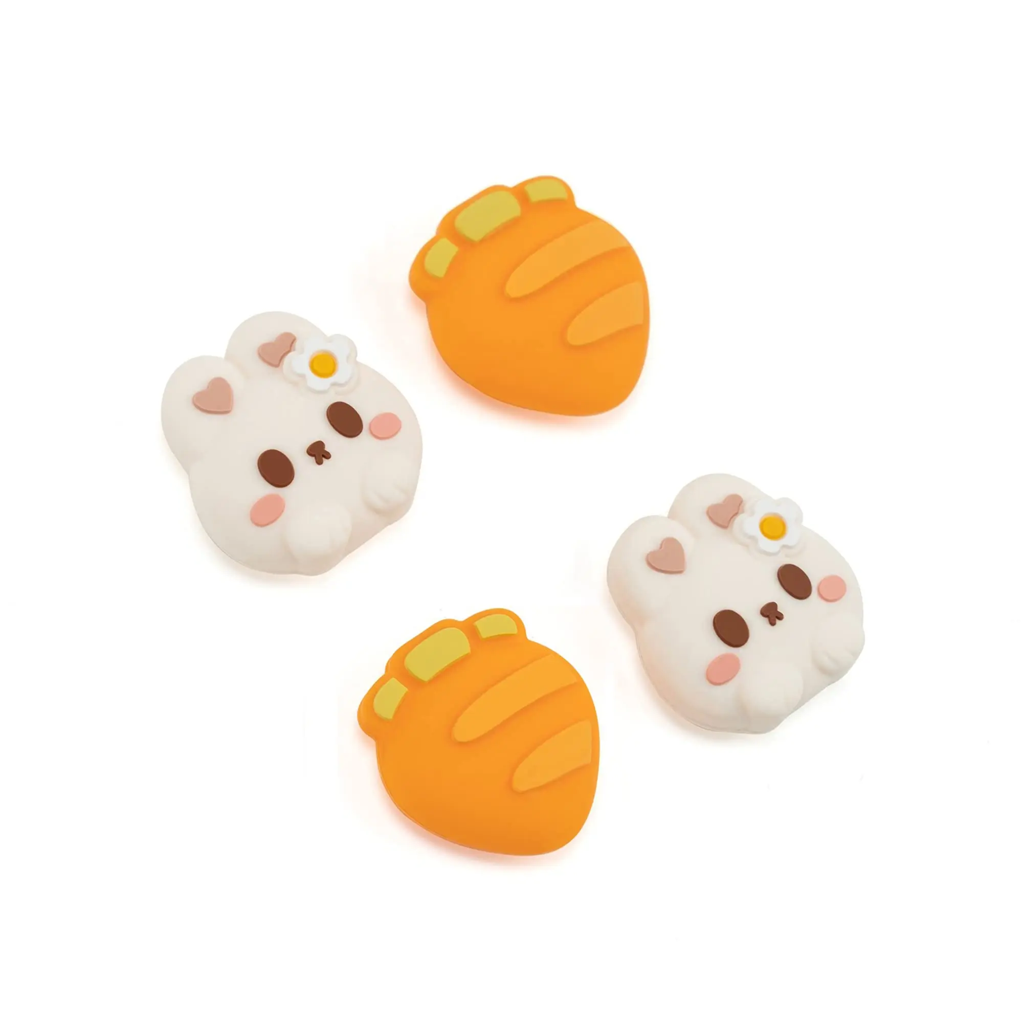 GeekShare Carrot Bunny Thumb Grip Caps for Joystick Accessories