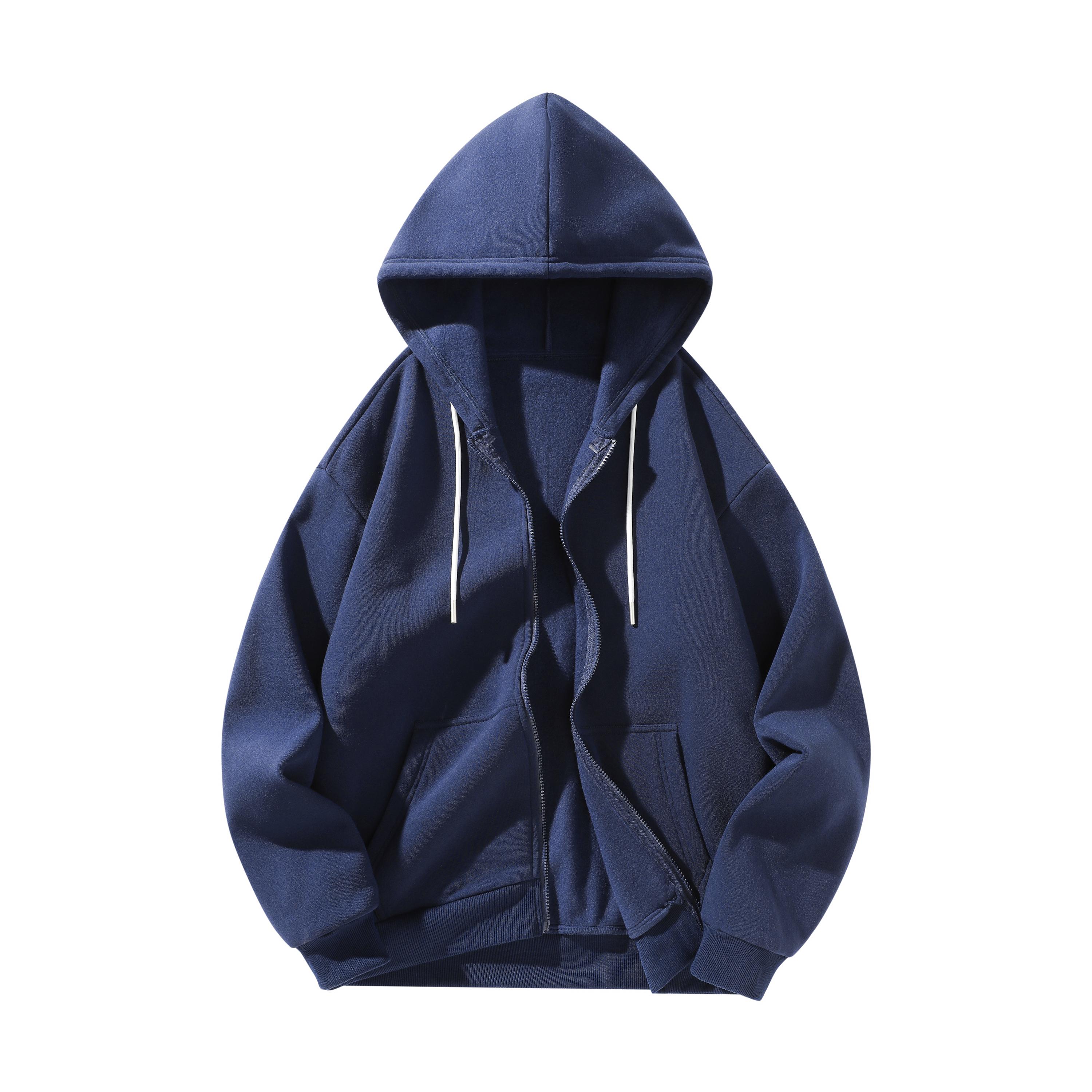 2-Pack Vintage Grunge Retro Zip-Up Hooded Lightweight Outerwear for Men — Loose Fit Hooded Jackets, Skater/Hip Hop Style, Basic Streetwear, suitable for outdoor training and everyday casual wear