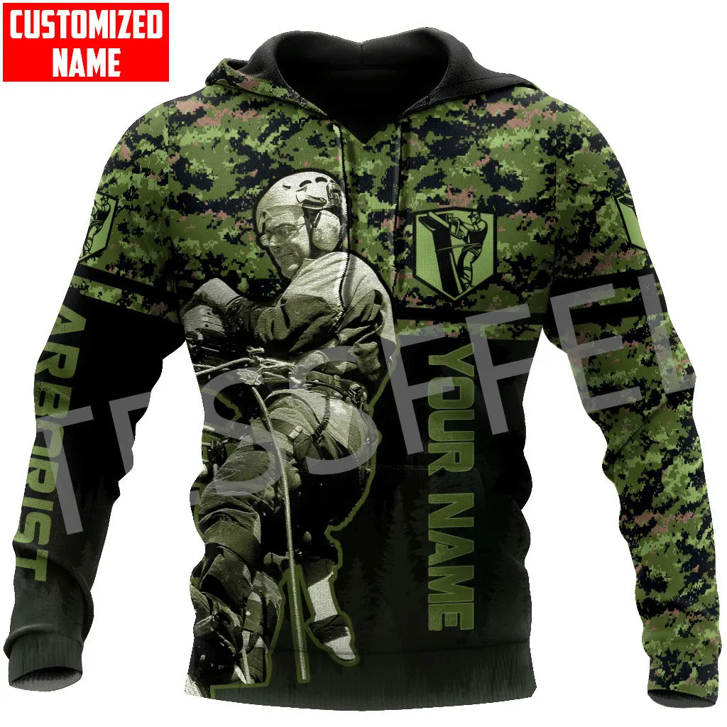 Custom Name Arborist Logger Chainsaw Carpenter Worker Tattoo Streetwear 3DPrint Pullover Haruku Jacket Casual Funny