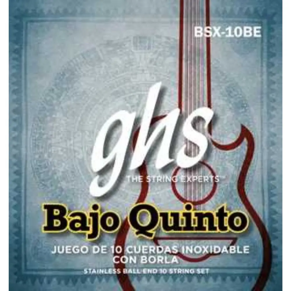 GHS BSX-10BE Stainless Steel Ball End Strings for Bajo Quinto