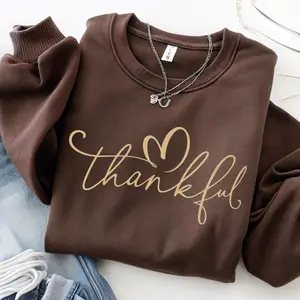 Thankful Sweatshirt, Thankful Lover Sweater, Hello Thanksgiving Sweatshirt, Women Thankful Sweatshirt, Women Gift For Thanksgiving