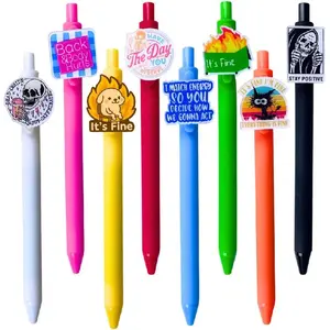 8 PC Funny Pens with Sayings| Cute Sarcastic Snarky Demotivational Offensive Swear Word Motivational Meme Pen for Teachers Nurse Nurses Women Adults Office Work Coworker Stationary Gifts Set