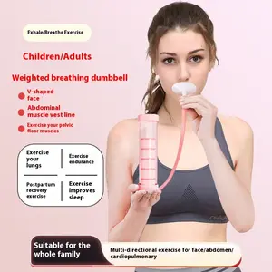 Breathing Dumbbell Abdominal Lung Capacity Belly Trainer Running Facial Women's Fitness Equipment Abdominal Dumbbell Training