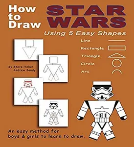 USED-How to Draw Star Wars Using 5 Easy Shapes by Hilker, Steve (Paperback)