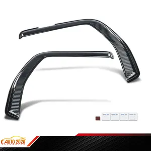 Fit For 2012-2018 Kenworth T680 T880 Tape-on Windows Visors Deflector Rain Guard
