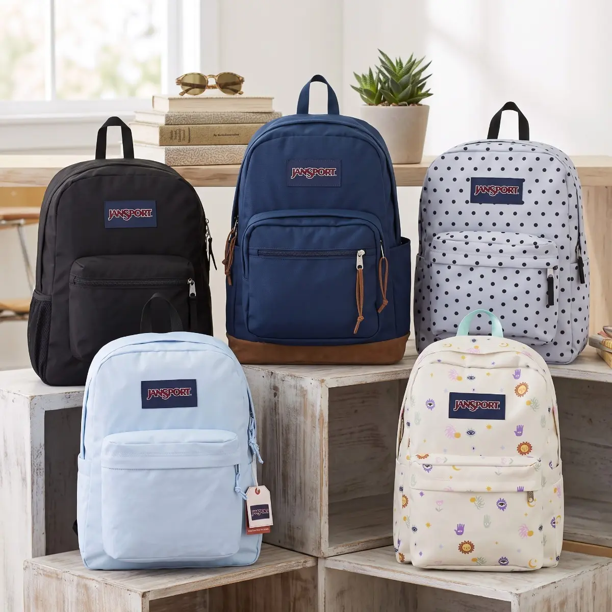 JanSport Cool Backpack, with 15-inch Laptop Sleeve - Large Computer Bag Rucksack with 2 Compartments, Ergonomic Straps, Black