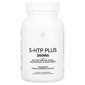Dr. Emil Nutrition Elite, 5-HTP Plus with Co-Factor B6, SAMe, Magnesium, & Kava Root, 60 Capsules