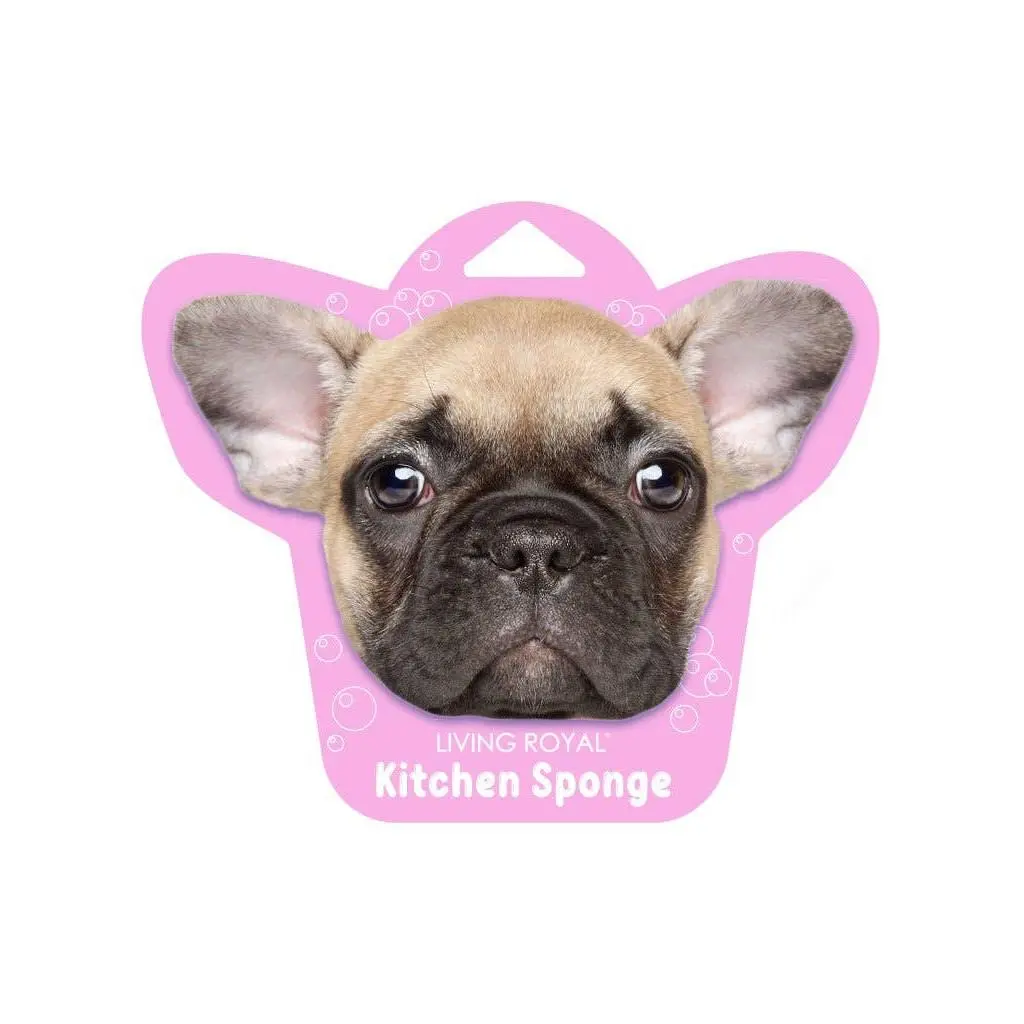 French Bulldog Puppy Kitchen Scrubbie Sponge
