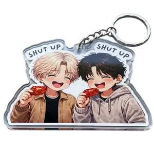 Come On Wing Show Keychain,Hot One Boyband Chibi Funny,2.0 ARIRANG album Keychain Gift For Woman And Man Fan