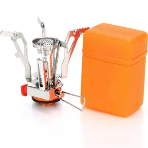 Portable Camping Stove - Backpacking Stove , Wind-Resistance, Ideal for Outdoor Cooking and Hiking Adventures