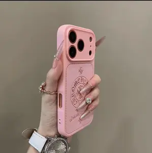 Pink Printed Premium Phone Case Compatible with iPhone 17/16/15/14/13/12/11 Pro Max Plus – Stylish New Design, Soft Leather-Like Material. Provides drop protection for the iPhone 16 Pro. Unisex Birthday Gift