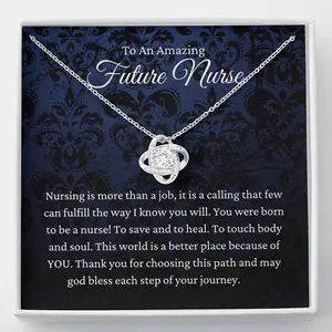 Love Knot, Nursing Student Gifts For Future Nurse Gift, Nursing School Gifts, New Nurse Necklace Gift, Nurse Graduation Gift, Nursing, A Unique Gift Ideas, Thoughtful And Useful Gift For Your Loved