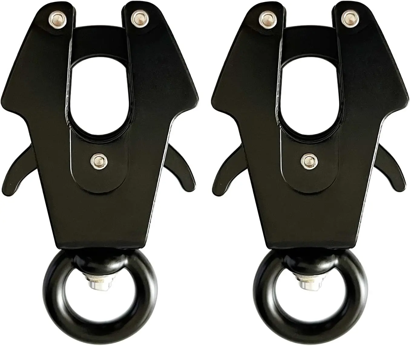 2 Pcs Durable Frog Shaped Quick Release Buckles, Heavy-Duty Dog Leash/Collar Link Buckles for Boating, Camping&Hiking (Home Supplies Accessory)